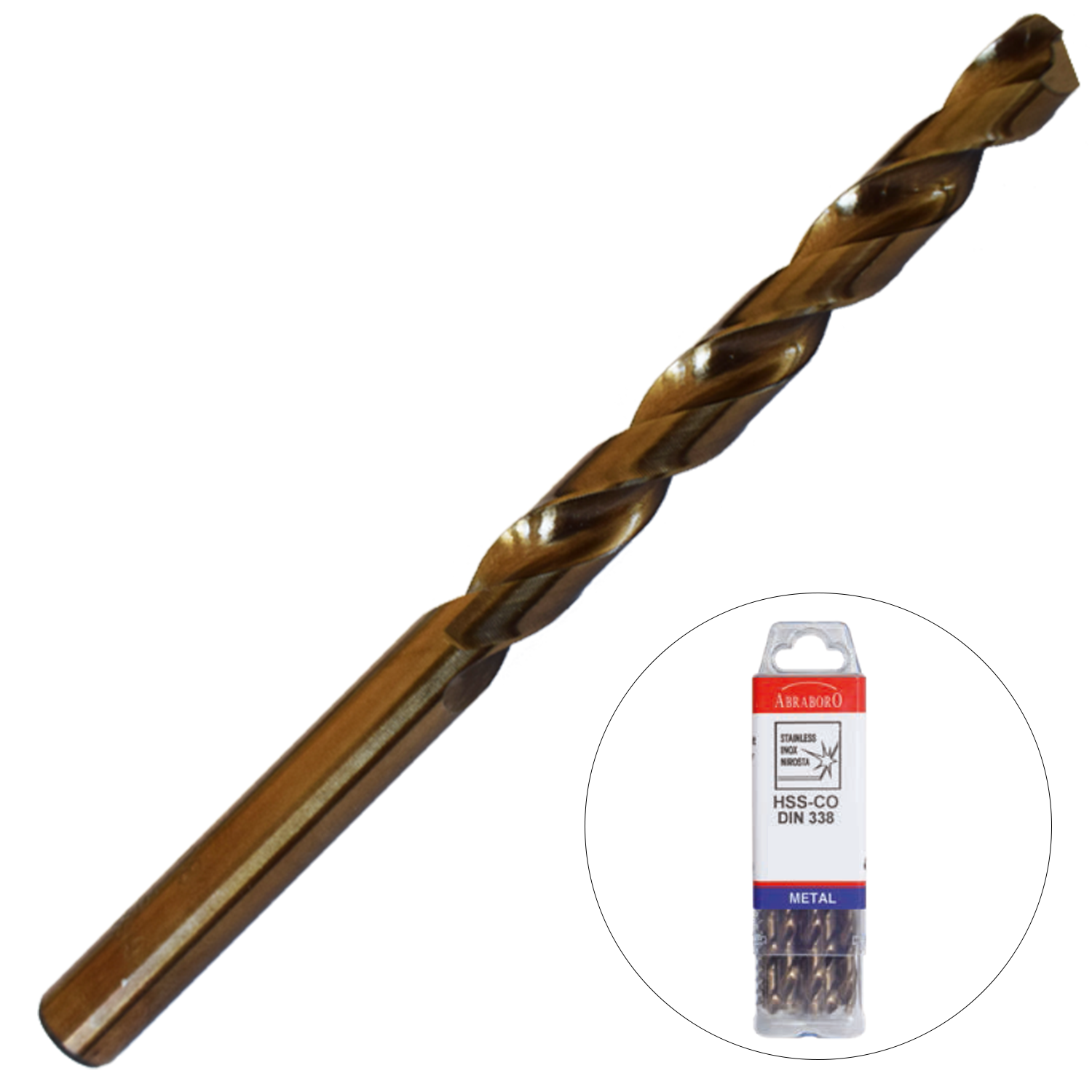 Abraboro 3.5 x 70 / 39 mm HSS-Co fémcsigafúró X-Pack, 10 db/csomag termék fő termékképe