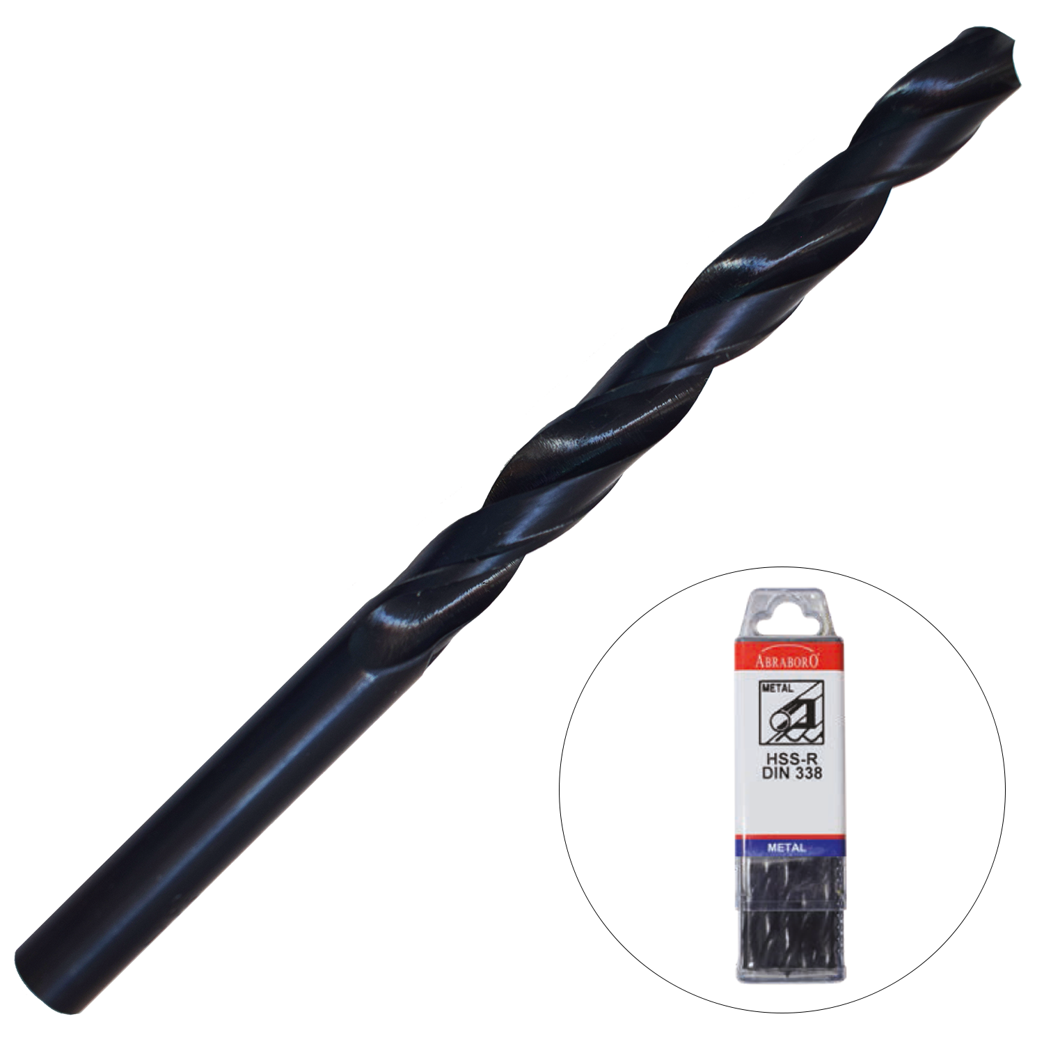 Abraboro 8 x 117 / 75 mm HSS-R fémfúró X-Pack, 10 db/csomag termék fő termékképe