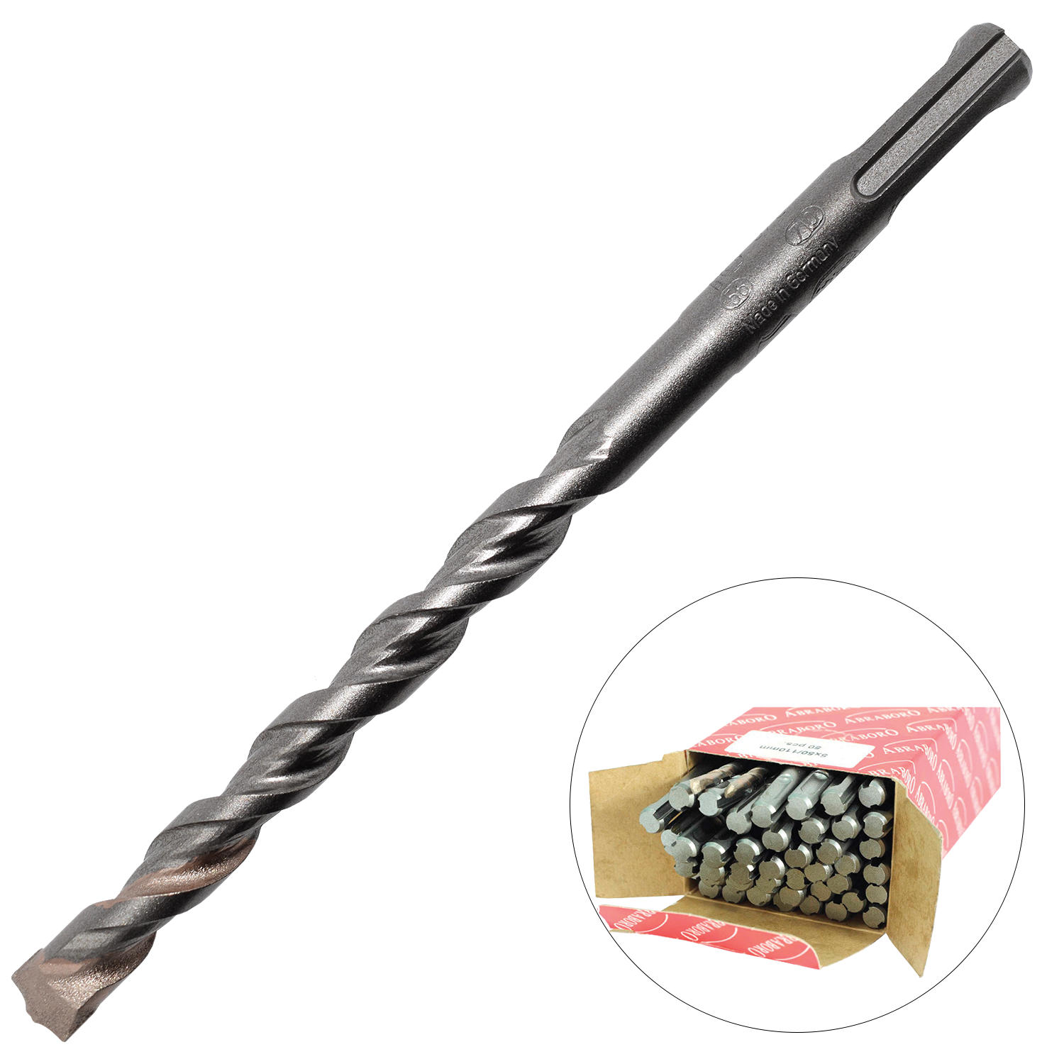 Abraboro 6 x 160 / 100 mm SDS-plus TWIXX betonfúró Big Box, 50 db/csomag termék fő termékképe