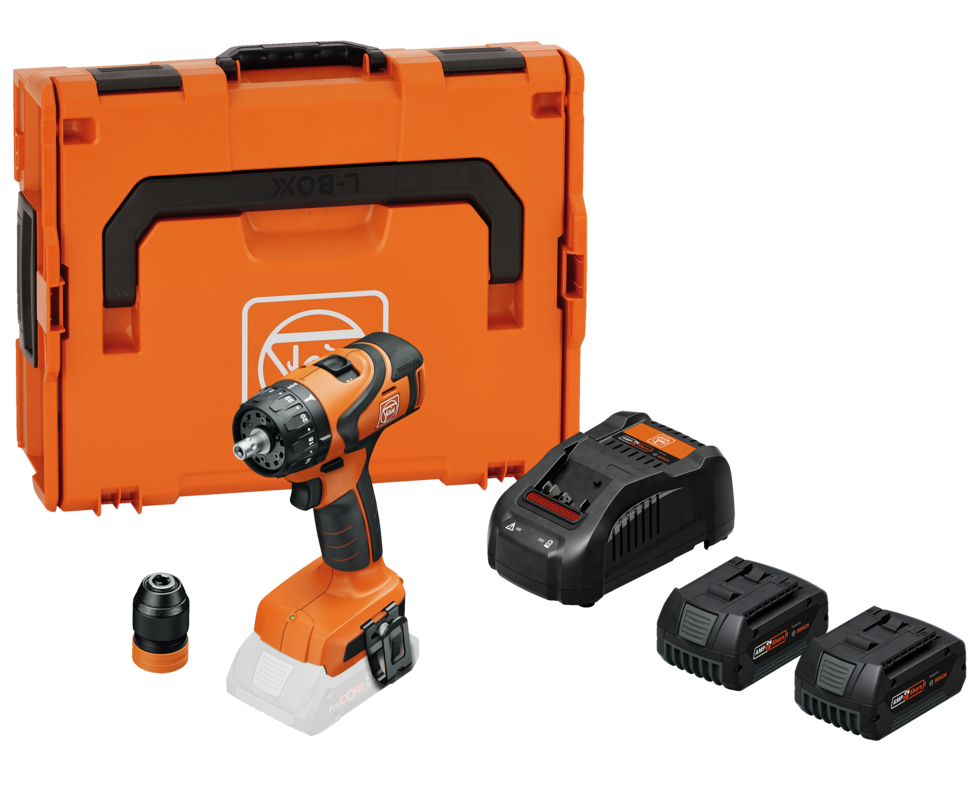 Fein ABS 18 Q AS akkus fúró-csavarozó (2 x 5.0 Ah Li-ion akkuval, L-BOXX-ban) termék fő termékképe