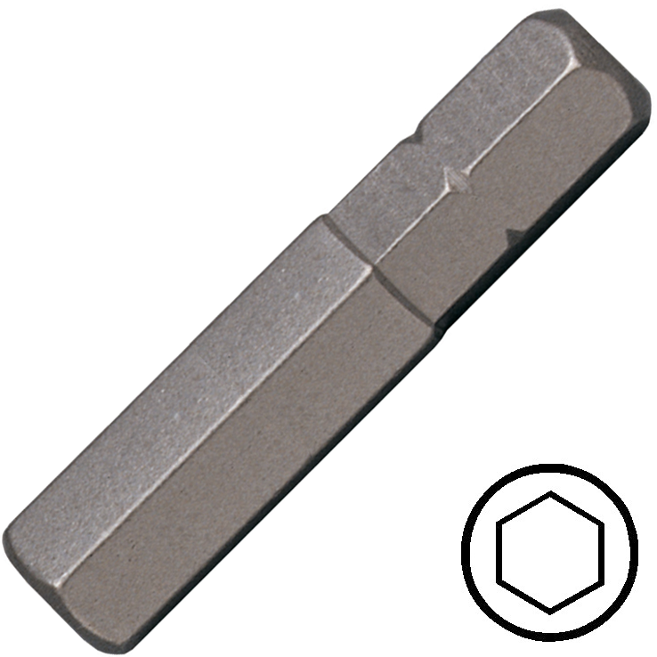 KENNEDY 6 mm hatszög csavarbehajtó bit 10 mm hatszög illesztéssel, 75 mm termék fő termékképe