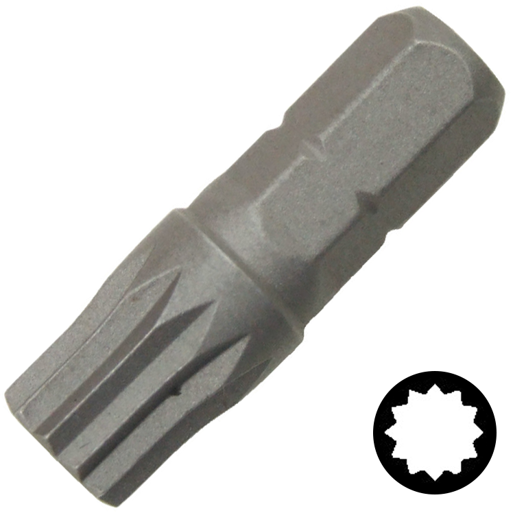 KENNEDY No.10 XZN csavarhúzó bit 1/4" hatszög illesztéssel, 25 mm termék fő termékképe