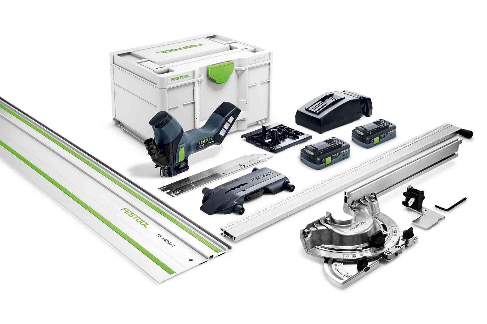 Festool ISC 240 HPC 4,0 EBI-Plus-XL-FS akkus szénkefe nélküli szigetelőanyag fűrész (2 x 4.0 Ah Li-ion akkuval) termék fő termékképe