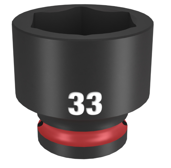 Milwaukee Shockwave Impact Duty™ 1/2"-os gépi dugókulcs fej, rövid, 6-lapú, 33 mm termék fő termékképe