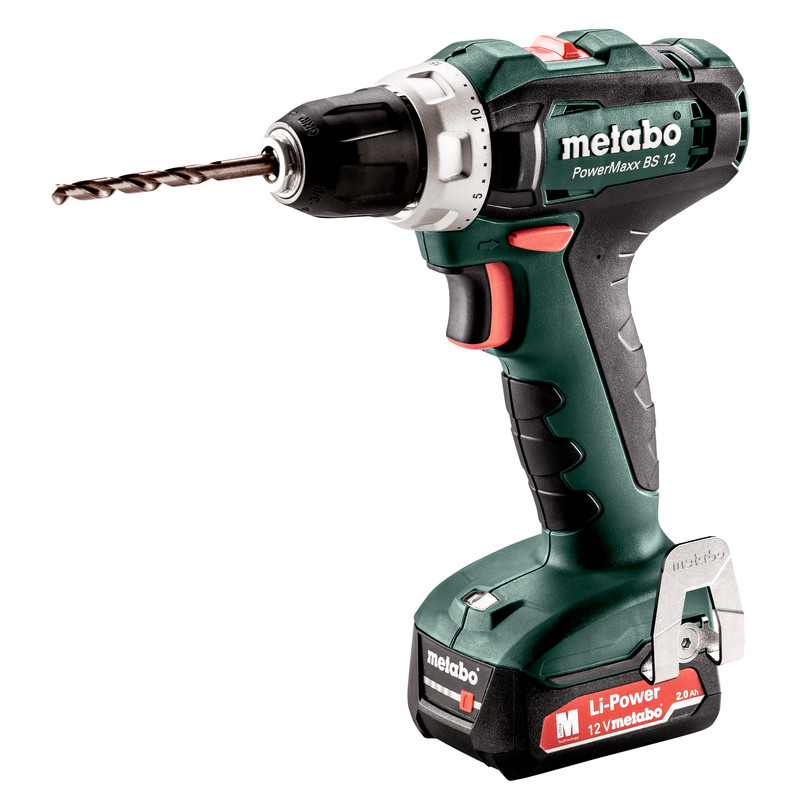 METABO POWERMAXX BS 12 akkumulátoros fúró-csavarozó (2 x 2.0 Ah Li-Power akkuval, metaBOX kofferben) termék fő termékképe