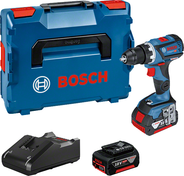 Bosch GSR 18V-60 C akkus szénkefe nélküli fúró-csavarozó (2 x 5.0 Ah Li-ion akkuval, GAL 18V-40 töltővel) termék fő termékképe